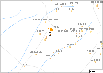 map of Bīdū