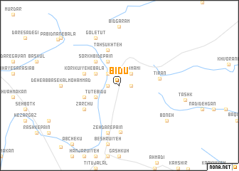 map of Bīdū