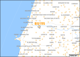 map of Bidyās