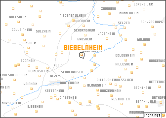 map of Biebelnheim