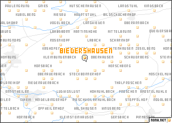 map of Biedershausen