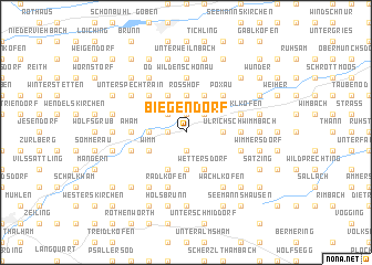 map of Biegendorf