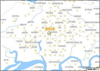 map of Bieio