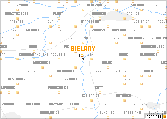 map of Bielany