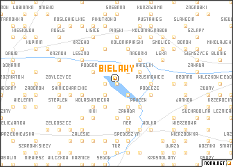 map of Bielawy