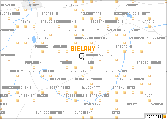 map of Bielawy