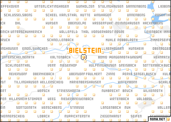 map of Bielstein