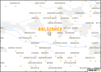 map of Bielszowice