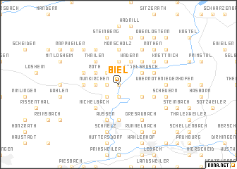map of Biel
