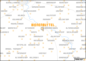 map of Bienenbüttel