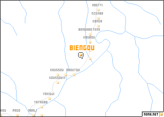 map of Biengou