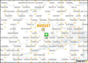 map of Bierset