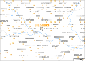 map of Biesdorf