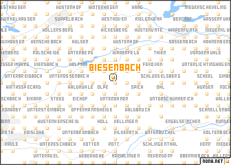 map of Biesenbach