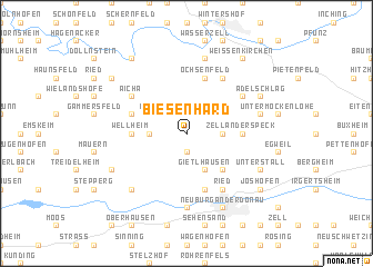 map of Biesenhard