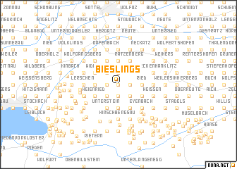 map of Bieslings