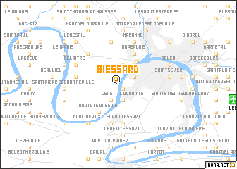 map of Biessard