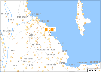 map of Bigaa