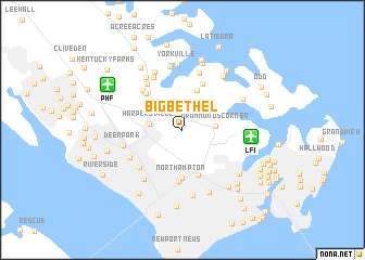 map of Big Bethel