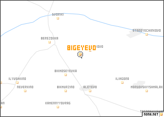 map of Bigeyevo