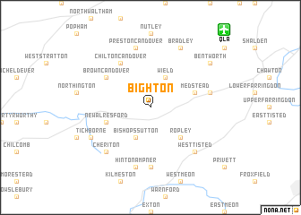 map of Bighton