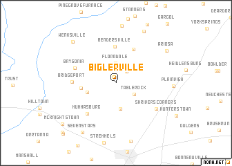 map of Biglerville