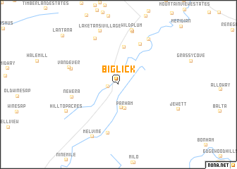 map of Big Lick