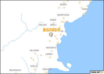 map of Bignasin