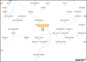 map of Bigoro