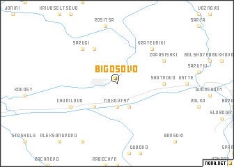 map of Bigosovo