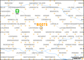 map of Bigots