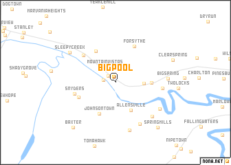 map of Big Pool