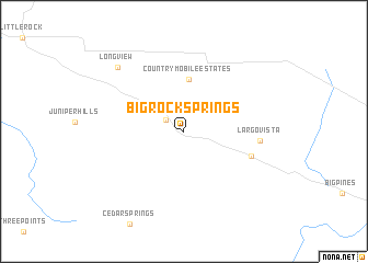 map of Big Rock Springs