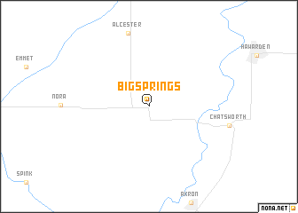 map of Big Springs