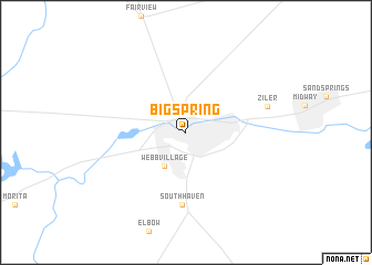 map of Big Spring