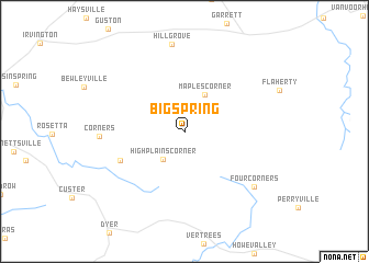 map of Big Spring