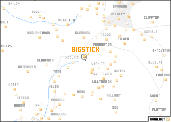 map of Big Stick