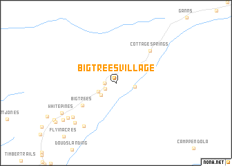 map of Big Trees Village