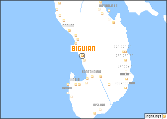 map of Biguian