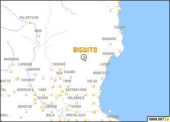 map of Biguito