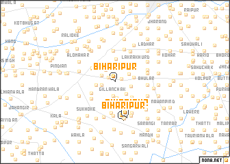 map of Bihārīpur