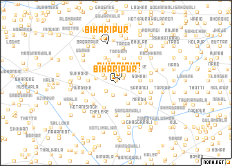 map of Bīhārīpur