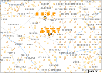 map of Bihārīpur