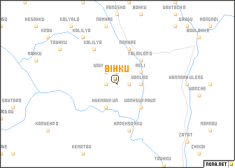 map of Bi-hku