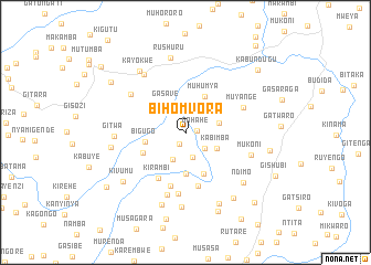 map of Bihomvora