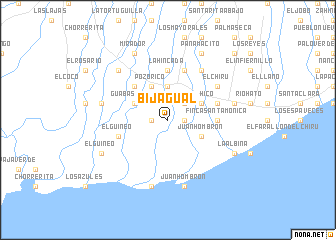 map of Bijagual