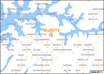 map of Bijante