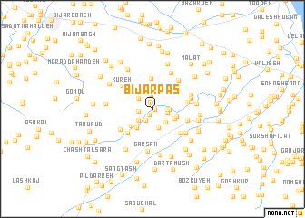 map of Bījār Pas