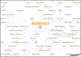 map of Bijasowice