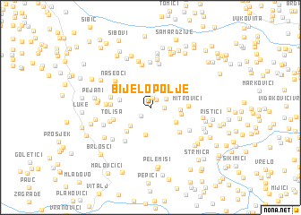 map of Bijelo Polje